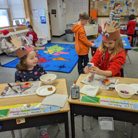 Featured image of article: HES Students Enjoy Holiday Crafts
